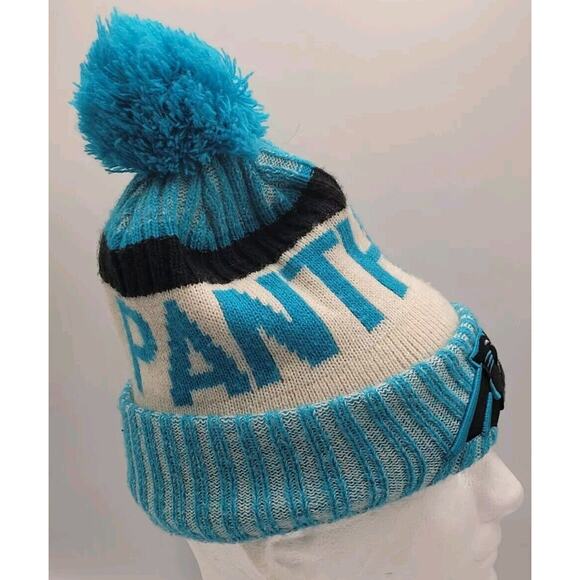 New Era NFL Carolina Panthers 2017 Sideline Official Sports‎ Knit Hat Beanie - Picture 8 of 12